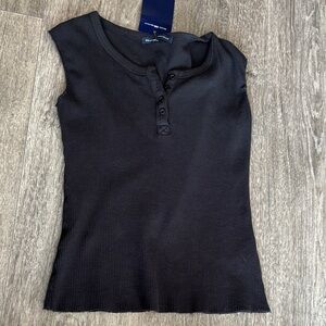 Brandy Melville Charcoal Sleeveless Top